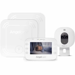 Angelcare® SmartSensor Pro 3: 3-in-1 Baby-Überwachung Video Mit Audio Und Bewegung Mit Zwei Wireless Sensormatten