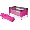BAYER CHIC 2000 Puppen Reisebett Hot Pink Pearls