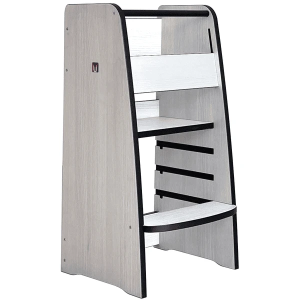 Bianconiglio Kids® Lernturm TRUSTY Plus Fichte Weiß 1 Bianconiglio Kids® Lernturm TRUSTY Plus Fichte Weiß