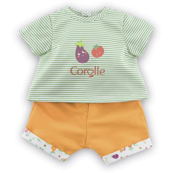 Corolle® Mon Petit Poupon - TShirt+Shorts, Garten 30cm 1 Corolle® Mon Petit Poupon - TShirt+Shorts, Garten 30cm