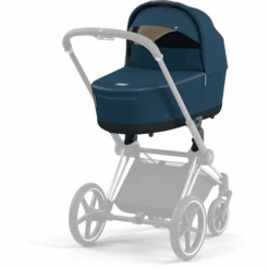 Cybex PLATINUM Kinderwagenaufsatz Für New Priam Und E-Priam Lux Carry Cot Mountain Blue
