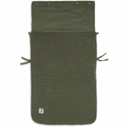 Jollein Fußsack Für Autositz Kinderwagen Gruppe 0+ 3/5 Pure Knit Leaf Green