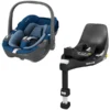 Maxi-Cosi MAXI COSI Set Babyschale Pebble 360 Essential Blue Plus Basisstation FamilyFix 360