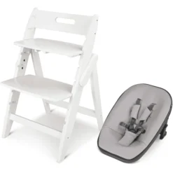 Moji Hochstuhl Yippy Inklusive Neugeborenenaufsatz Snow Birch