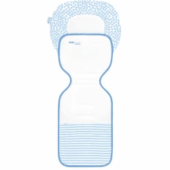 Odenwälder Sommer Kinderwagenauflage Ergonomisch Babycool, Stripes Bleu