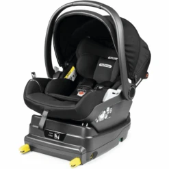 Peg Perego Babyschale Primo Viaggio Lounge Black Shine Inklusive I-Size Base Schwarz