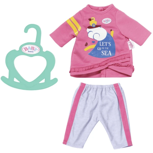 Zapf Creation BABY Born® Little Freizeit Outfit 36 Cm, Pink 1 Zapf Creation BABY Born® Little Freizeit Outfit 36 Cm, Pink